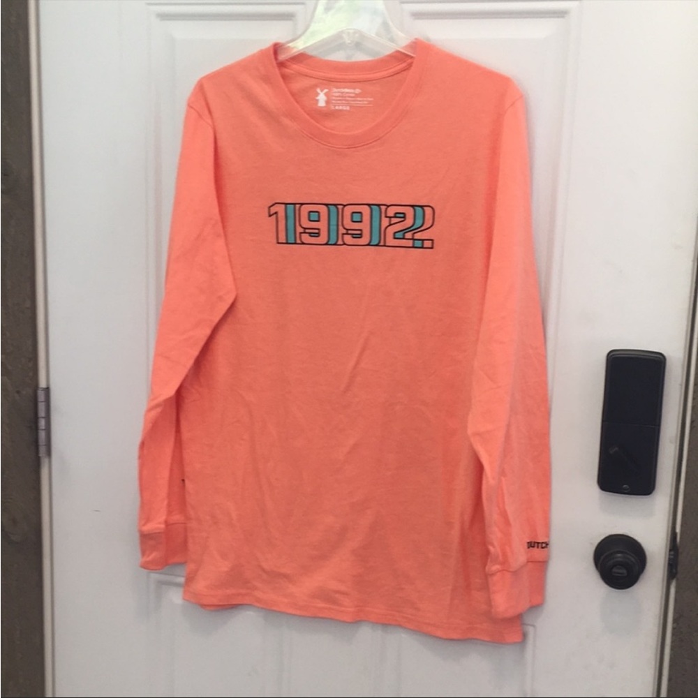 Dutch Brothers Bros Long Sleeve Cotton Tee shirt